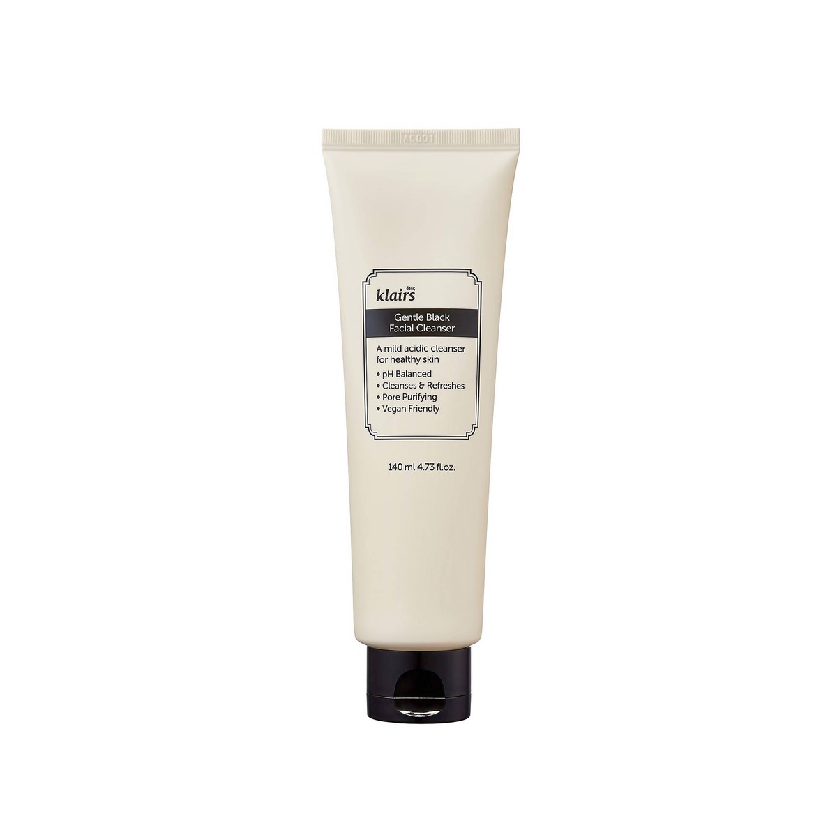 dear klairs Gentle Black Facial Cleanser 140ml
