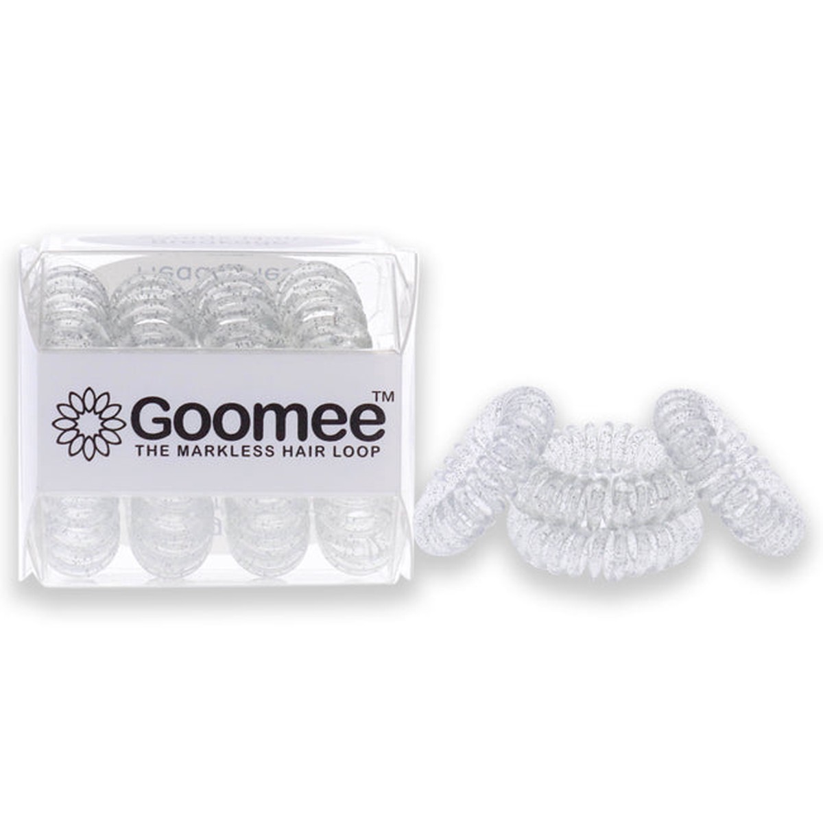 Goomee The Markless Hair Loop Set – Confetti Freeze by Goomee for Women – 4 Pc Hair Tie