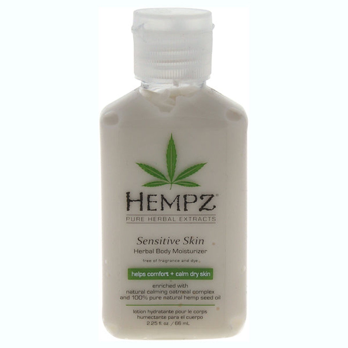 Hempz Sensitive Skin Herbal Body Moisturizer by Hempz for Unisex – 225 oz Moisturizer