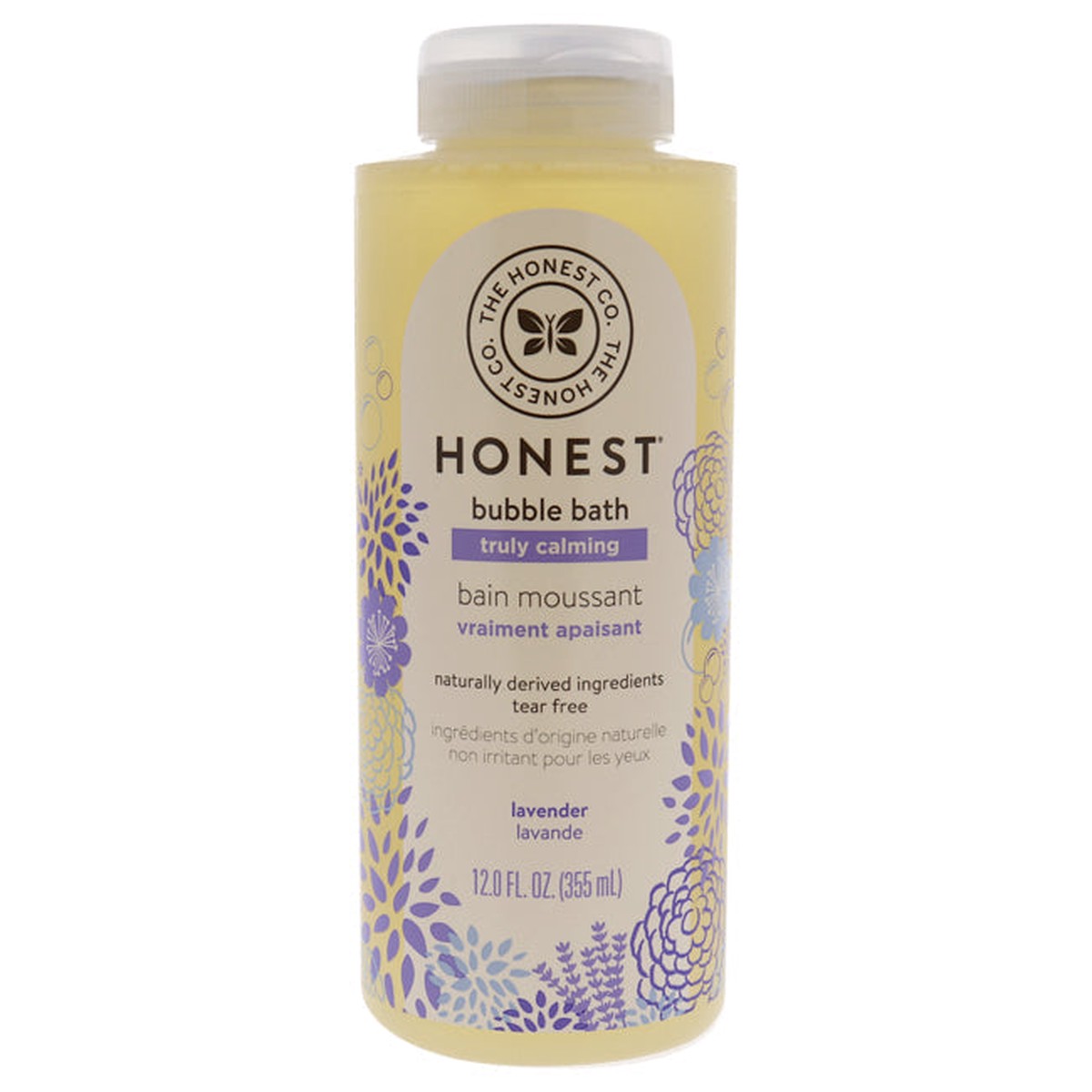 Honest Bubble Bath Truly Calming – Lavender by Honest for Kids – 12 oz Bubble Bath