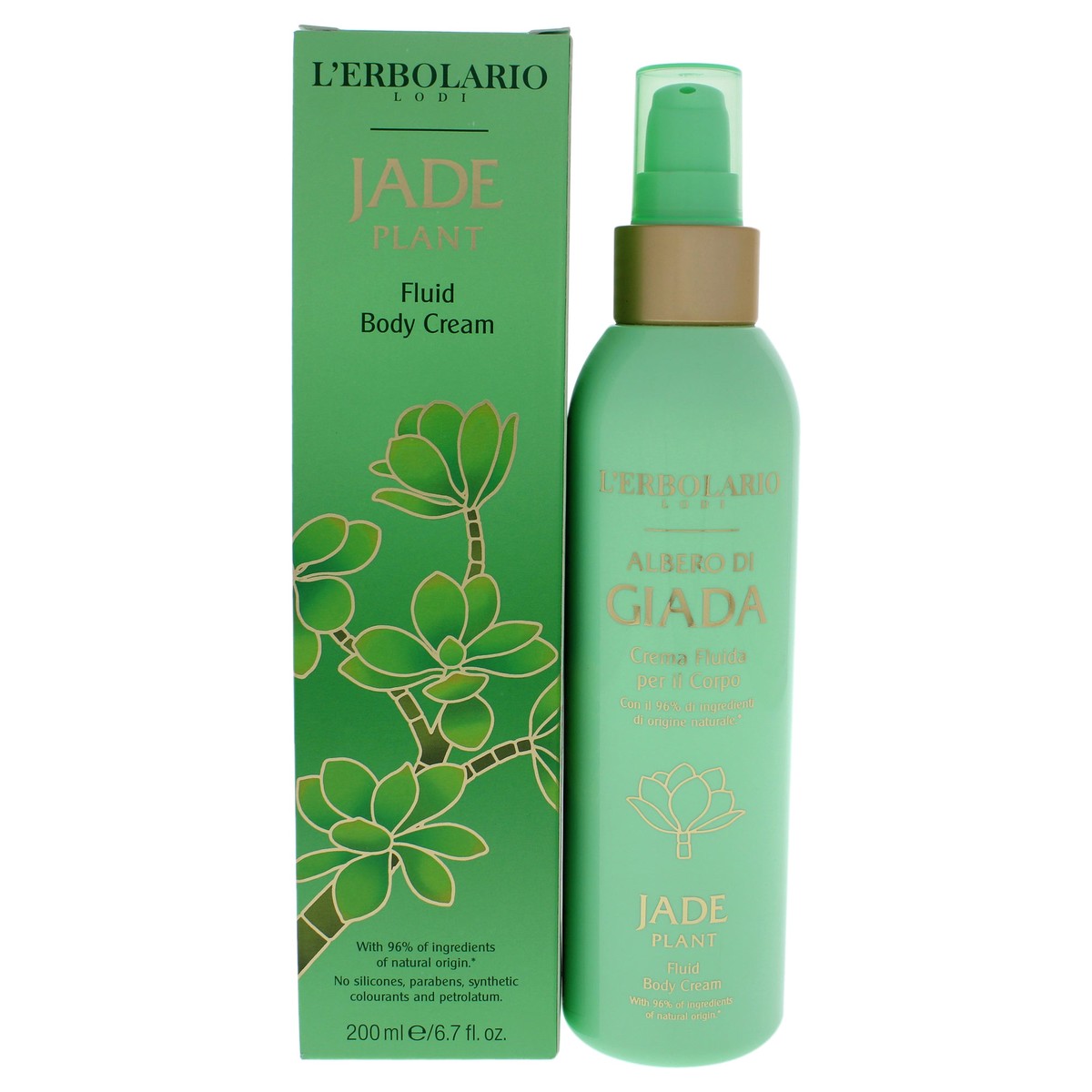 LErbolario Fluid Body Cream – Jade Plant by LErbolario for Unisex – 67 oz Body Cream