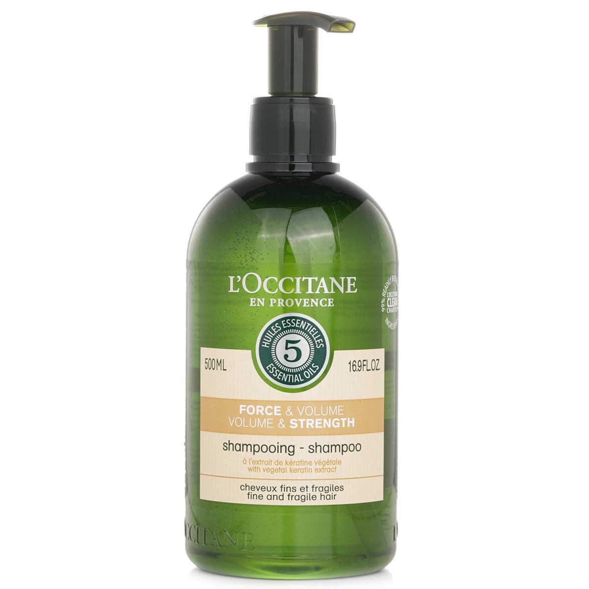 LOccitane Aromachologie Force Volume Strength Shampoo 500ml169oz
