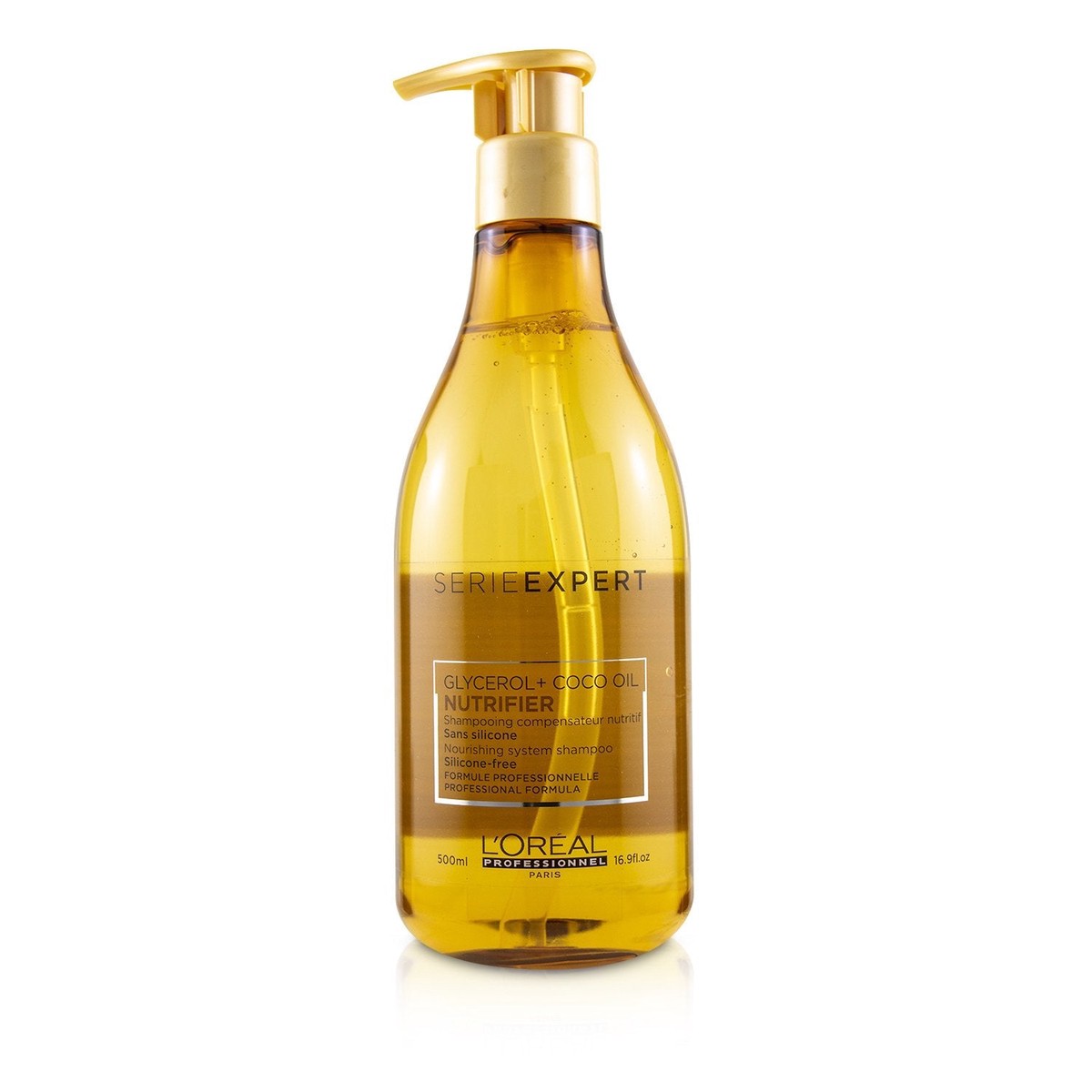 LOreal Professionnel Serie Expert – Nutrifier Glycerol Coco Oil Nourishing System Silicone-Free Shampoo 500ml169oz