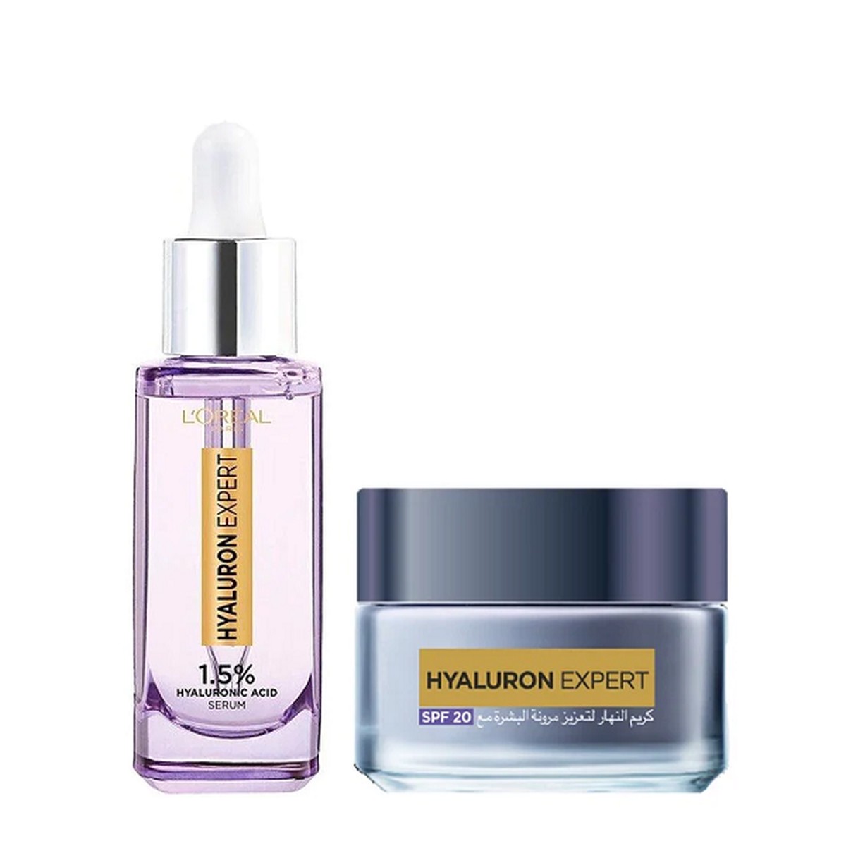LOreal Skin Expert – Hyaluron Expert Serum Day Cream SP20 Bundle
