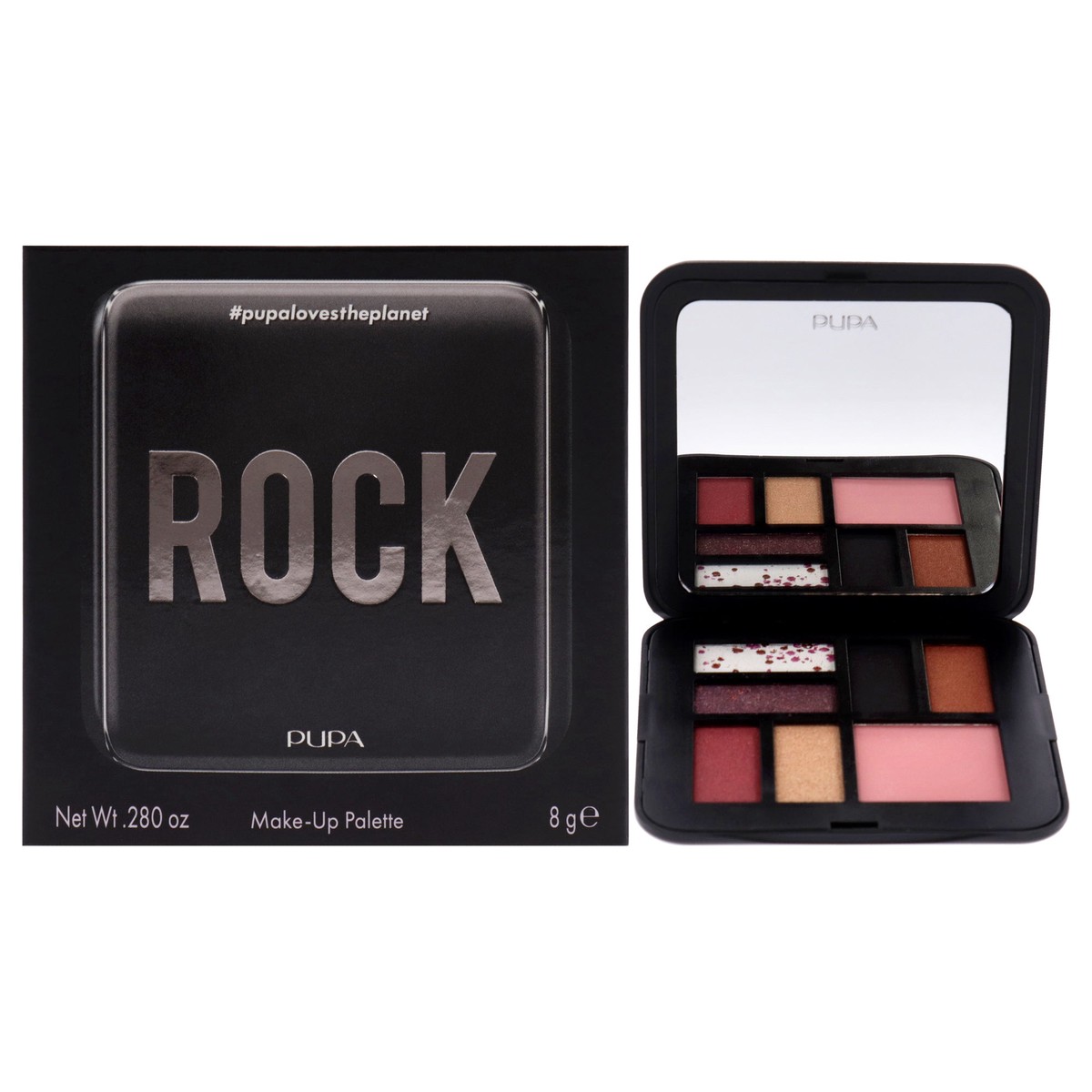 Pupa Milano Make-Up Palette – 004 Rock by Pupa Milano for Women – 0280 oz Makeup