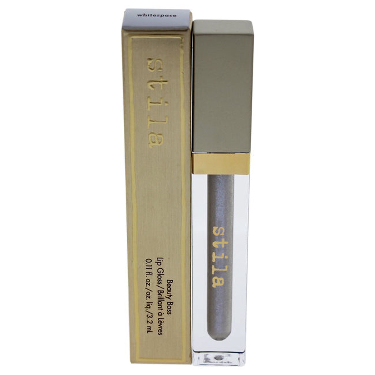 Stila Beauty Boss Lip Gloss – Whitespace by Stila for Women – 011 oz Lip Gloss