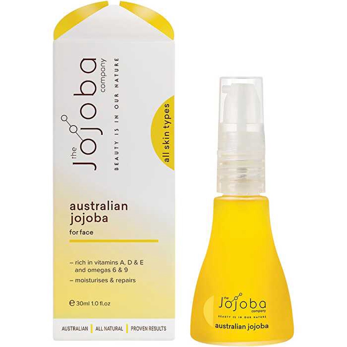 The Jojoba Company Australian Jojoba Oil for Face Body 30ml