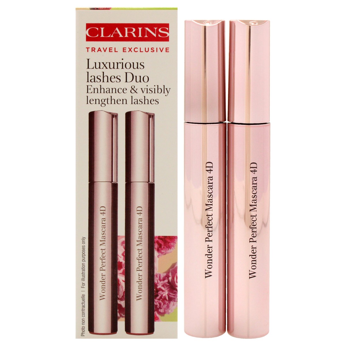 Clarins Luxurious Lashes Duo by Clarins for Women – 2 x 02 oz Mascara