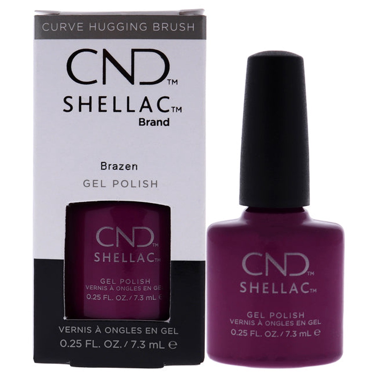 CND Shellac Nail Color – Brazen by CND for Women – 025 oz Nail Polish