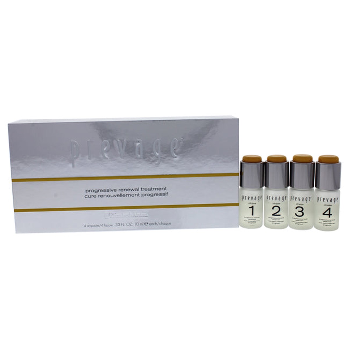 Elizabeth Arden Prevage Progressive Renewal Treatment by Elizabeth Arden for Women – 4 x 033 oz Ampoules