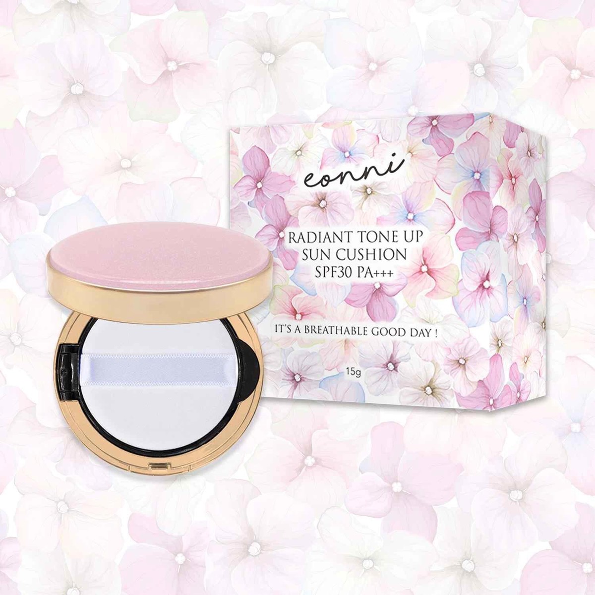 eonni eonni radiant tone up sun cushion SPF30 PA 15g