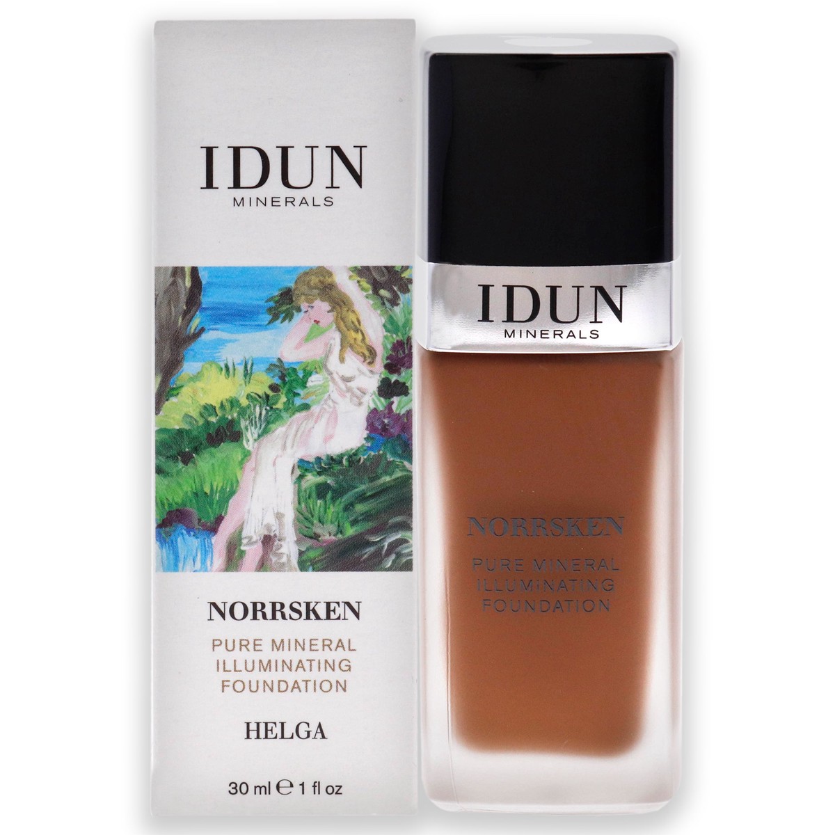 Idun Minerals Norrsken Foundation – 227 Helga by Idun Minerals for Women – 1 oz Foundation
