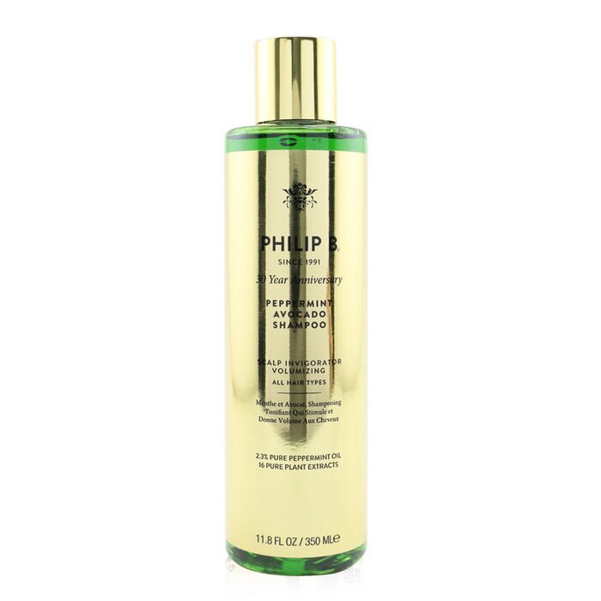 Philip B Peppermint Avocado Shampoo (Scalp Invigorator Volumizing – All Hair Types) 350ml118oz
