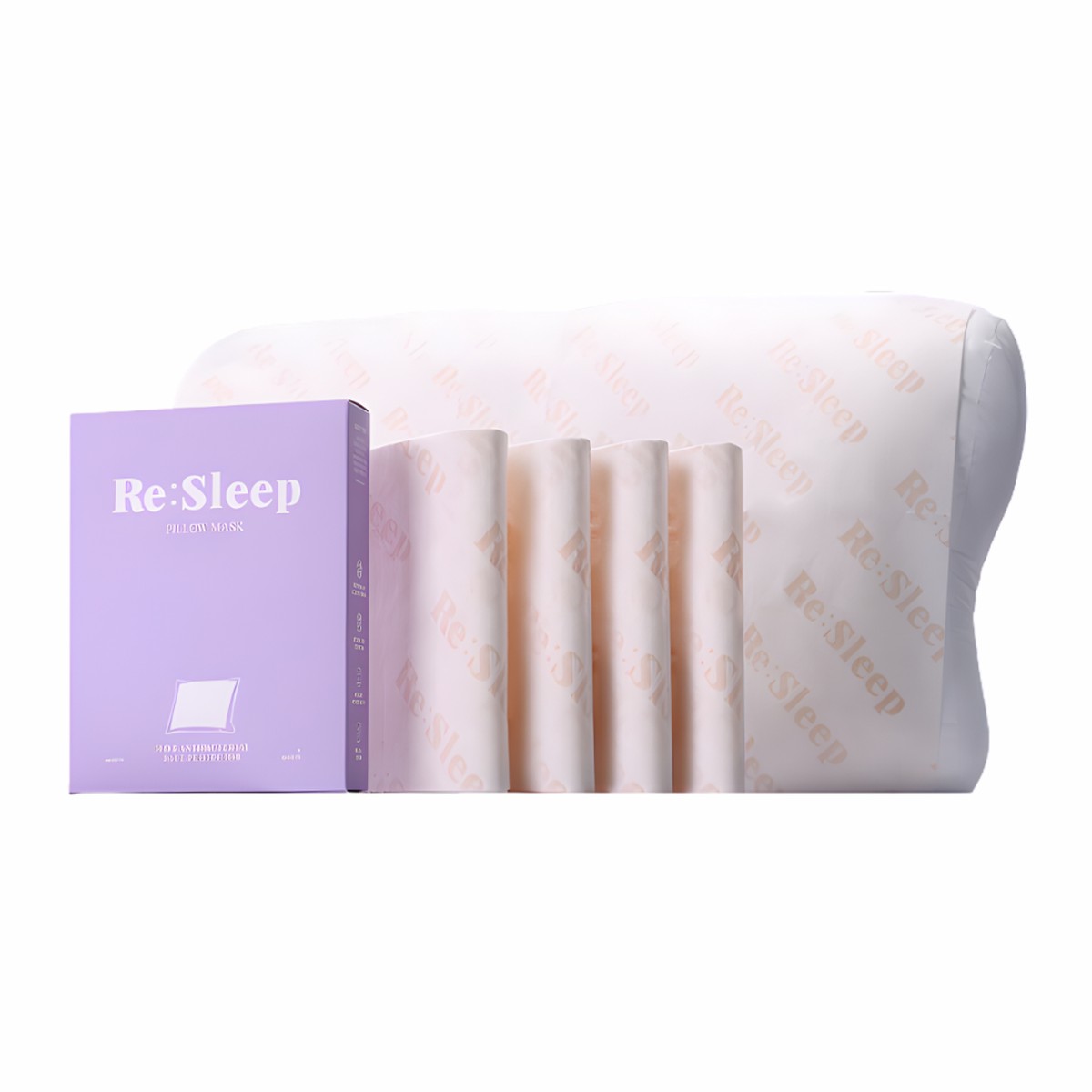 ReSleep 11 Skin-Protection MOF Antibacterial Replacement Pillow Covers (Total 8 Sheets)