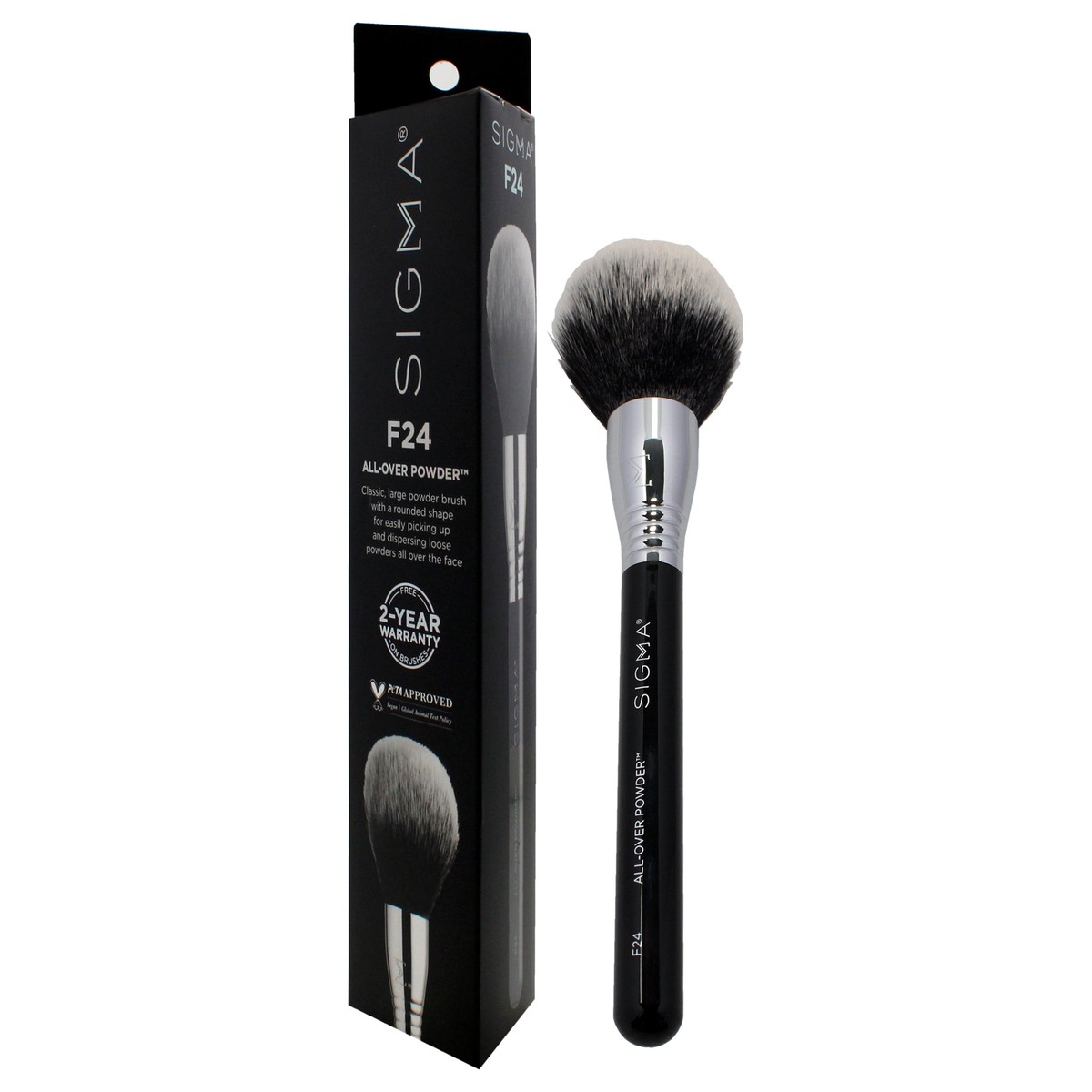 SIGMA All Over Powder Brush – F24 by SIGMA for Women – 1 Pc Brush