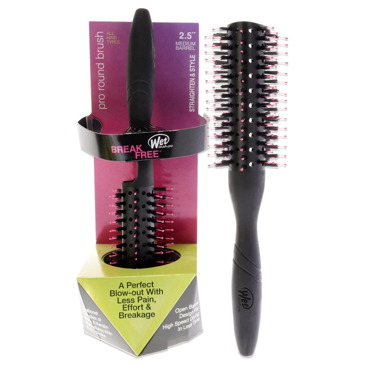 Wet Brush Pro Fast Dry Round Brush - Circle by Wet Brush for Unisex - 25 Inch Hair Brush