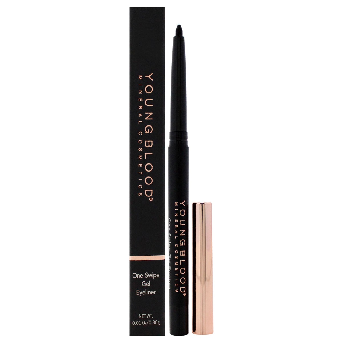 Youngblood One-Swipe Gel Eyeliner – Caviar by Youngblood for Women – 001 oz Eyeliner