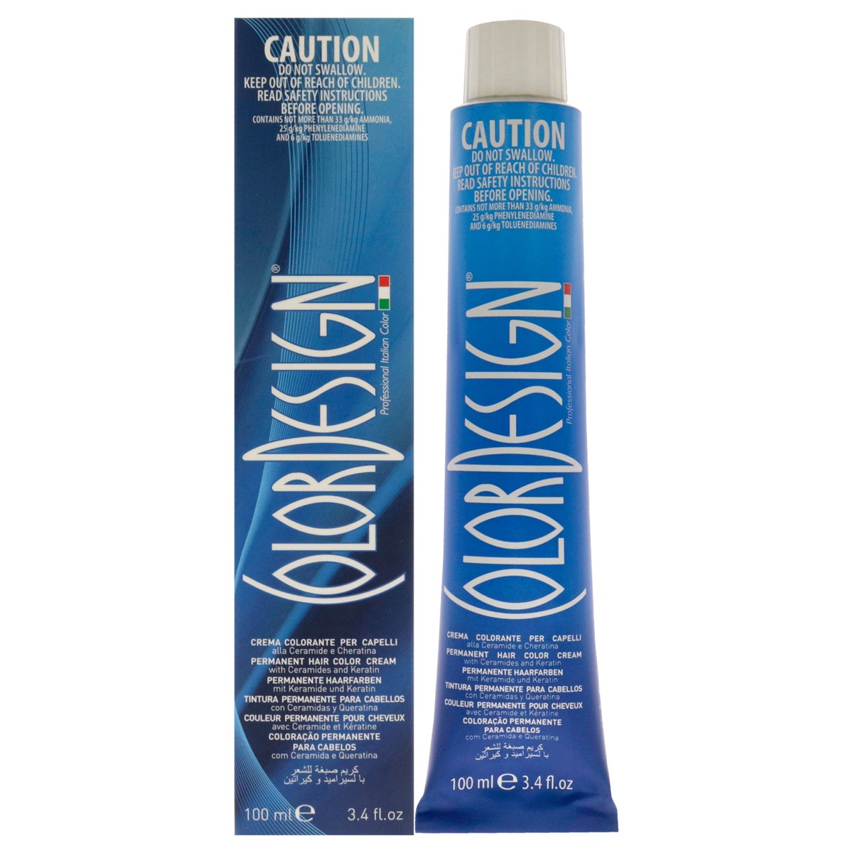 ColorDesign Permanent Hair Color – 1 Black by ColorDesign for Unisex – 34 oz Hair Color