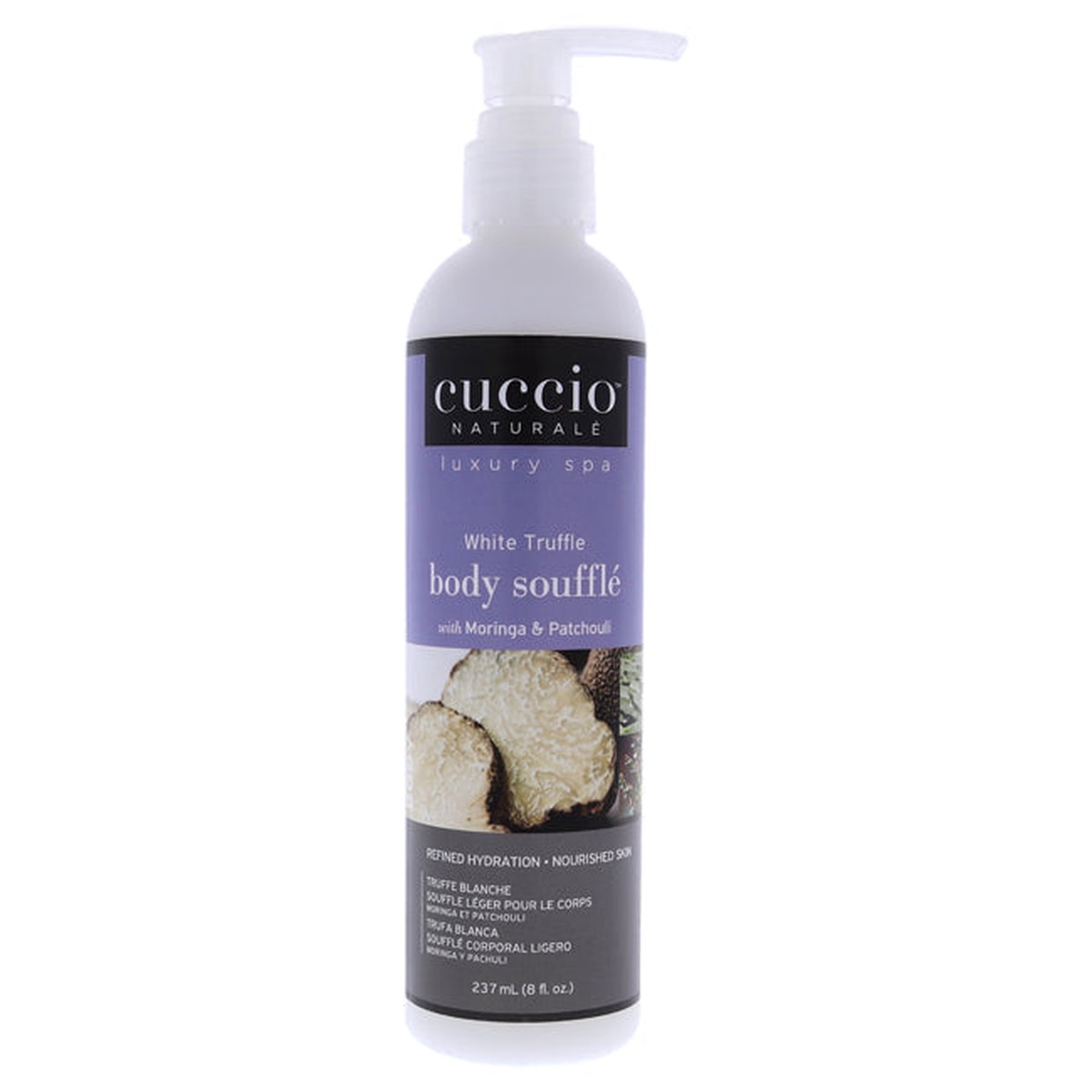 Cuccio White Truffle Body Souffle – Moringa and Patchouli by Cuccio for Unisex – 8 oz Body Cream