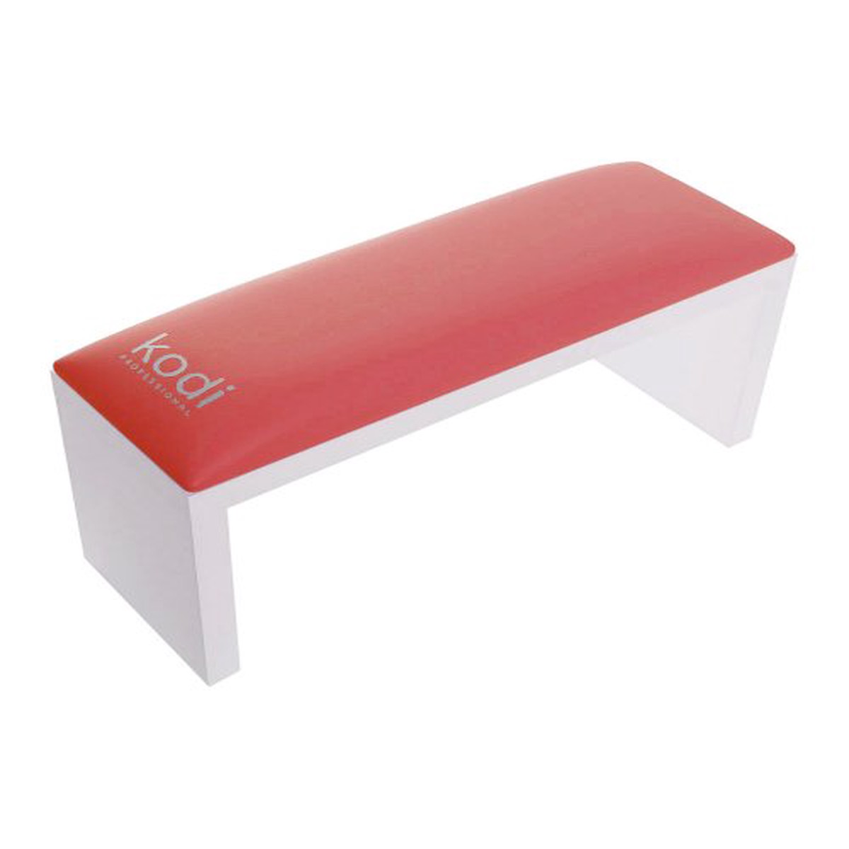 KODI Armrest for manicure on white legs color Berry