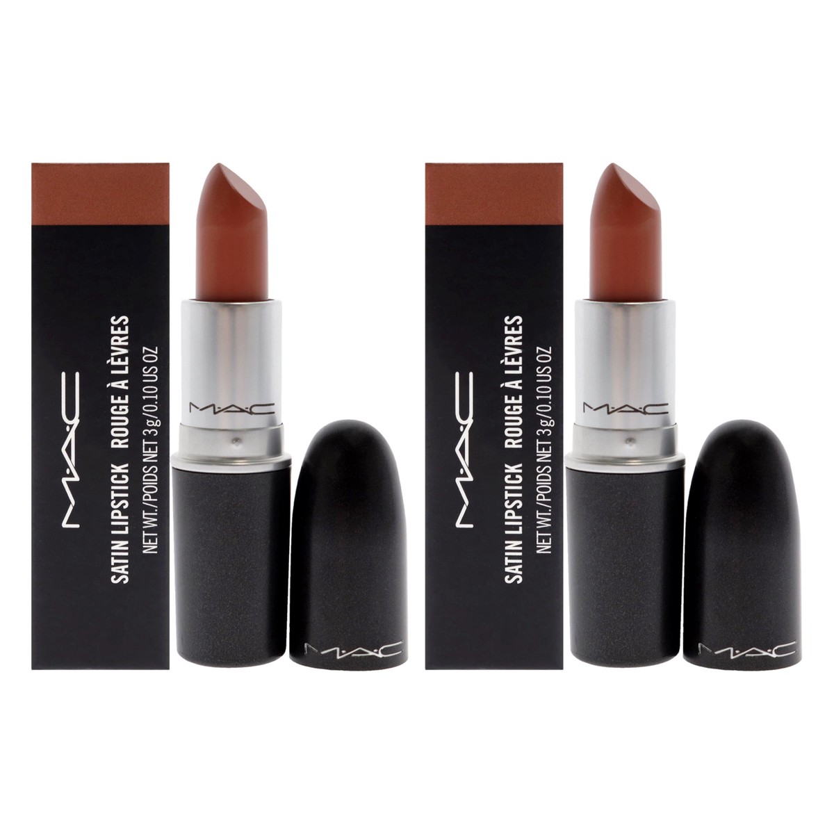 MAC MAC Lipstick – Cherish-Red by MAC for Women – 01 oz Lipstick – Pack of 2