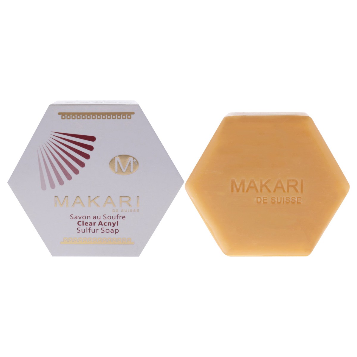 Makari Sulfur Soap Clear Acnyl by Makari for Women – 7 oz Soap