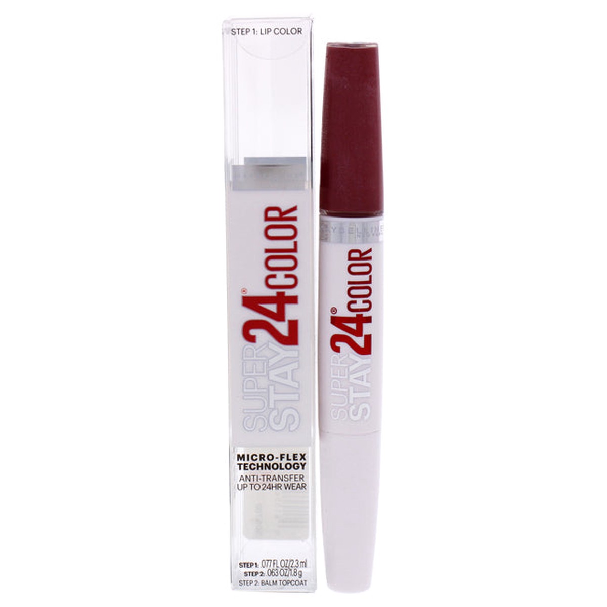 Maybelline Superstay 24h Lip Color – 090 Timeless Rose by Maybelline for Women – 014 oz Lipstick