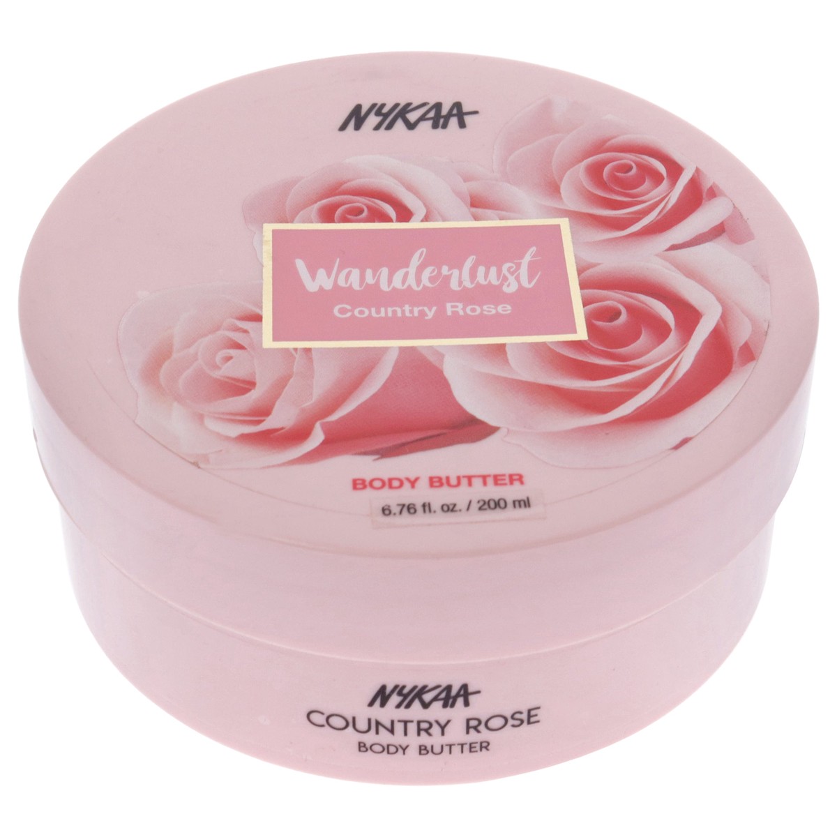 Nykaa Naturals Wanderlust Body Butter – Country Rose by Nykaa Naturals for Women – 676 oz Body Cream