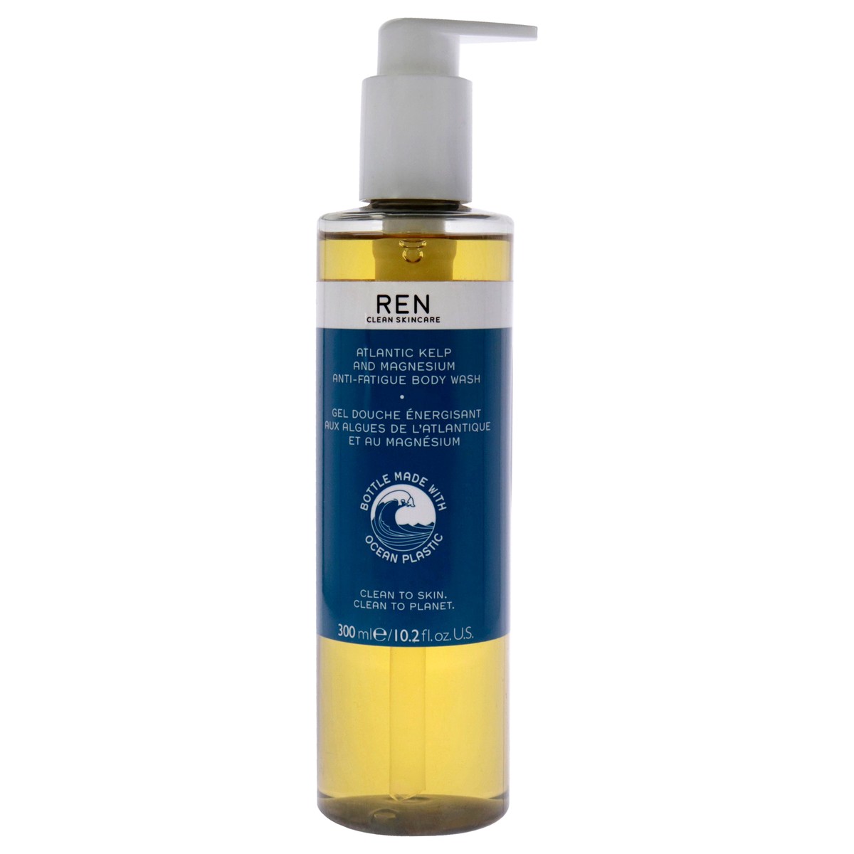Ren Atlantic Kelp And Magnesium Anti-Fatigue Body Wash by REN for Unisex – 102 oz Body Wash