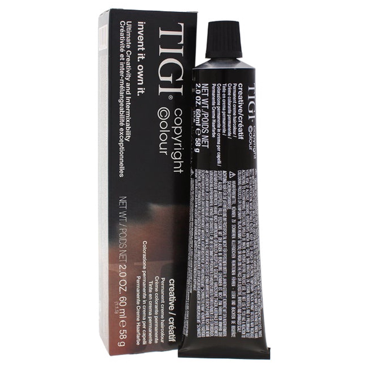 TIGI Colour Creative Creme Hair Color – 54 Light Copper Brown by TIGI for Unisex – 2 oz Hair Color