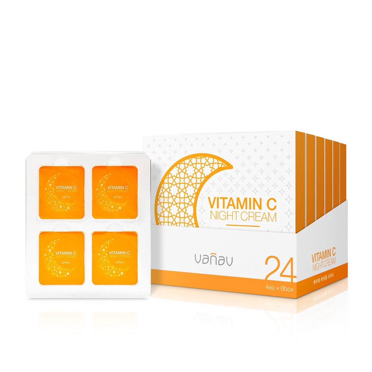 VANAV Vitamin C Night Cream 24-Day Kit 4ea 6ea