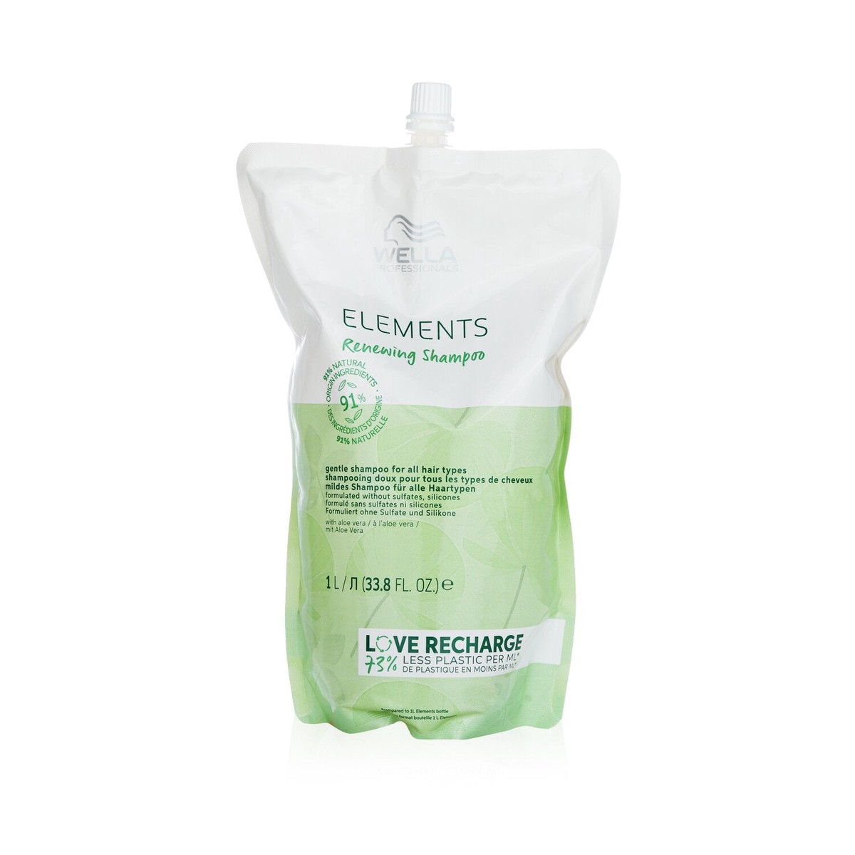 Wella Elements Renewing Shampoo (Refill Pouch) 1000ml338oz