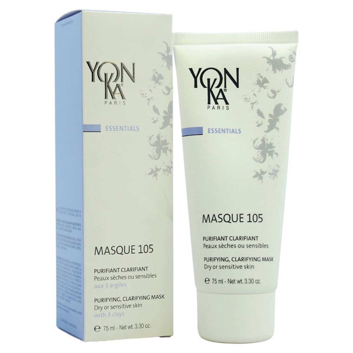 Yonka Masque 105 Purifying Clarifying Mask - Dry or Sensitive Skin by Yonka for Unisex - 33 oz Mask