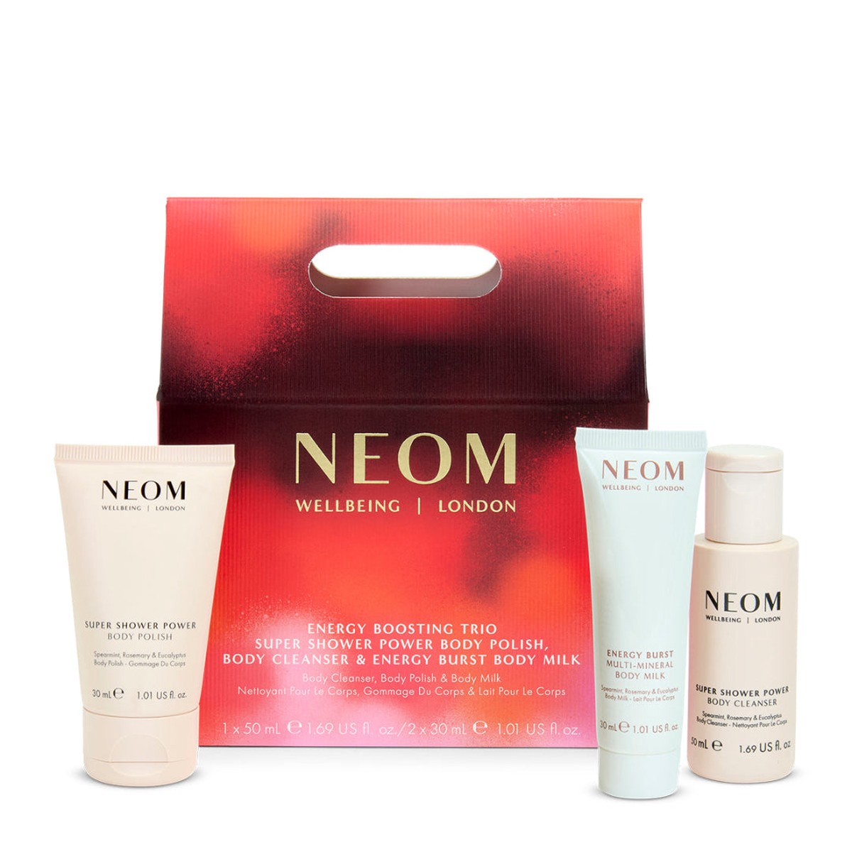NEOM Energy Boosting Trio (Worth 28)
