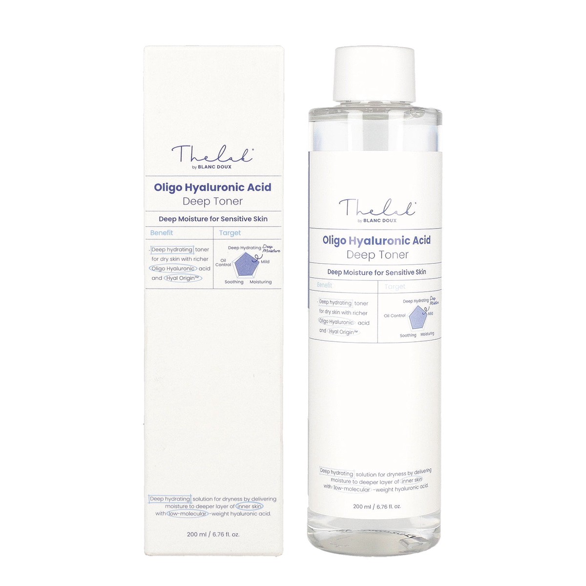 THE LAB by blanc doux Oligo Hyaluronic Acid Deep Toner 200ml