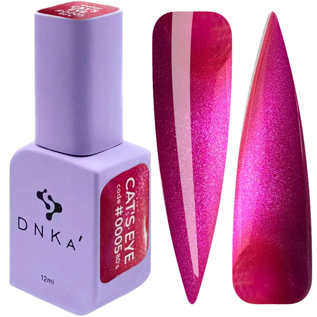 0005 Color Gel Polish DNKa 80s Cat Eye Collection