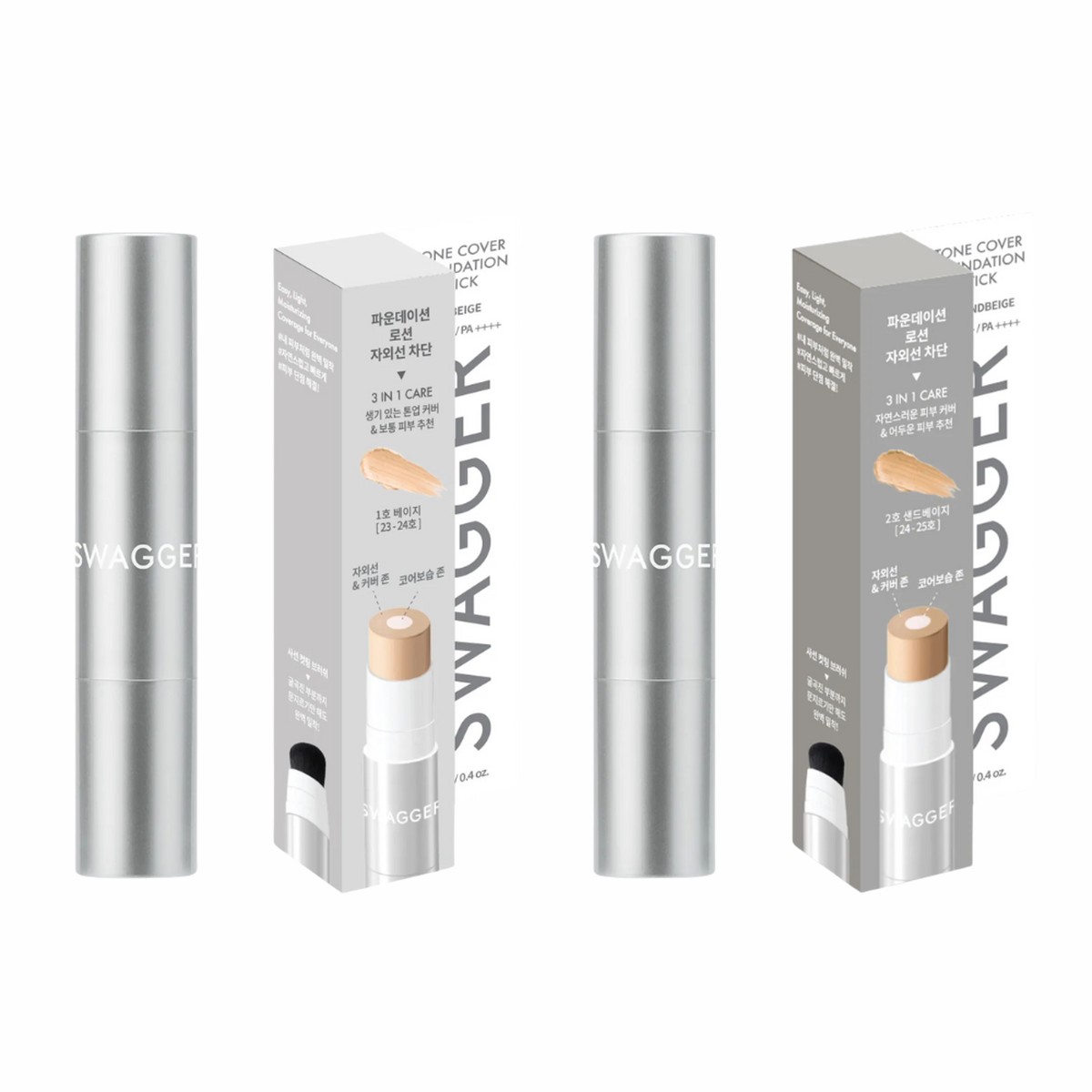 SWAGGER Easy Tone Cover Foundation Stick SPF50 PA 12g