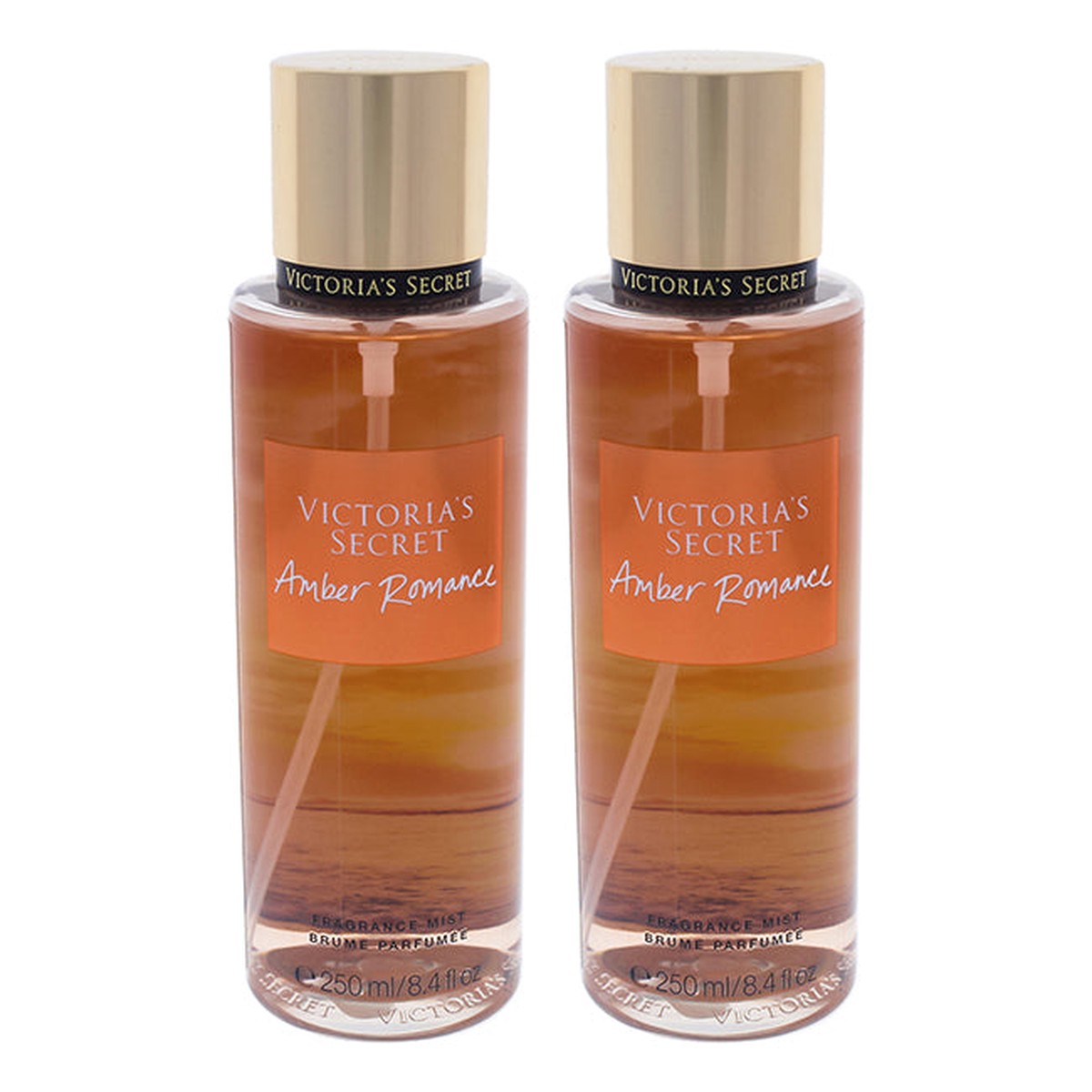 Victorias Secret Amber Romance by Victorias Secret for Women - 84 oz Fragrance Mist - Pack of 2