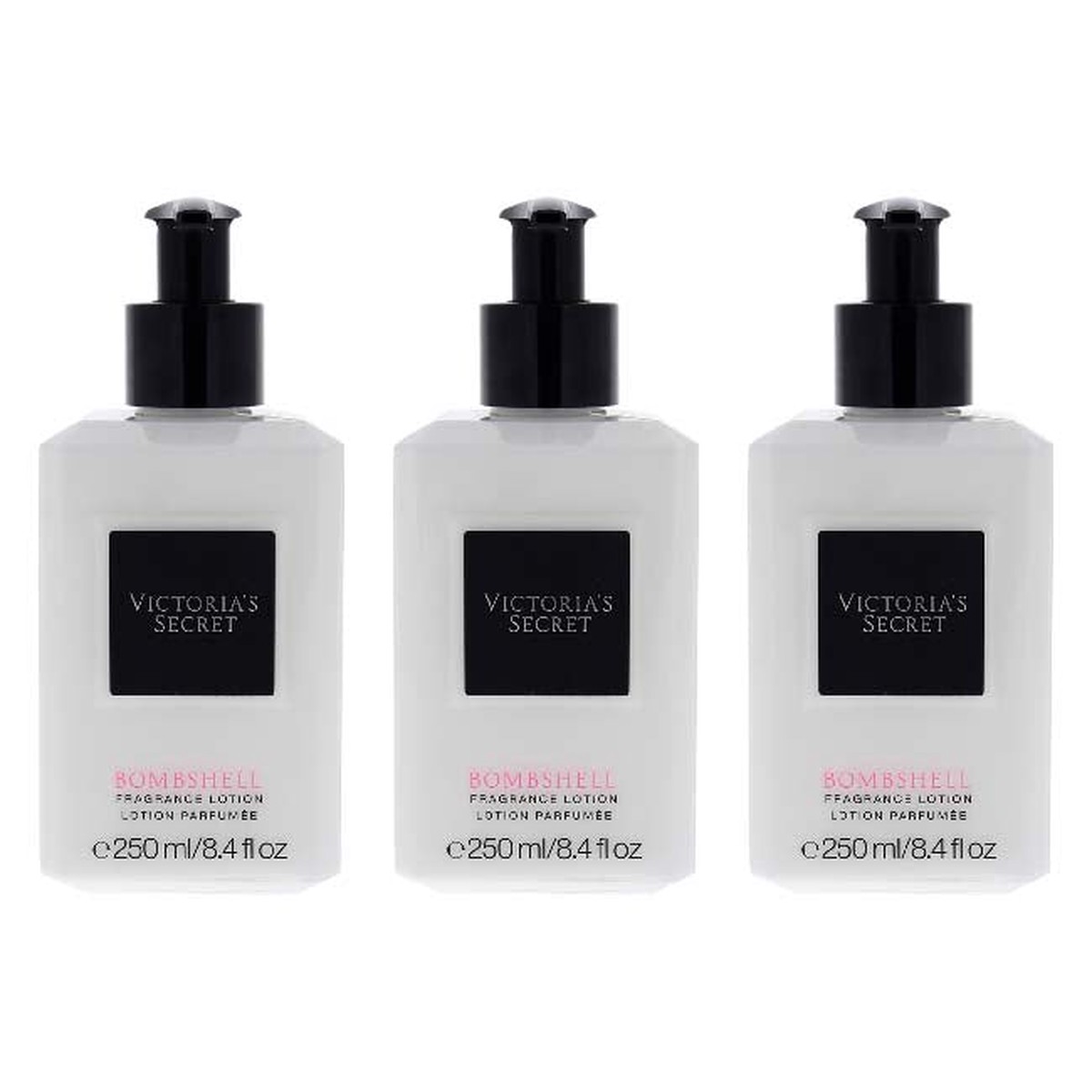 Victorias Secret Bombshell Fragrance Lotion by Victorias Secret for Women - 84 oz Body Lotion - Pack of 3