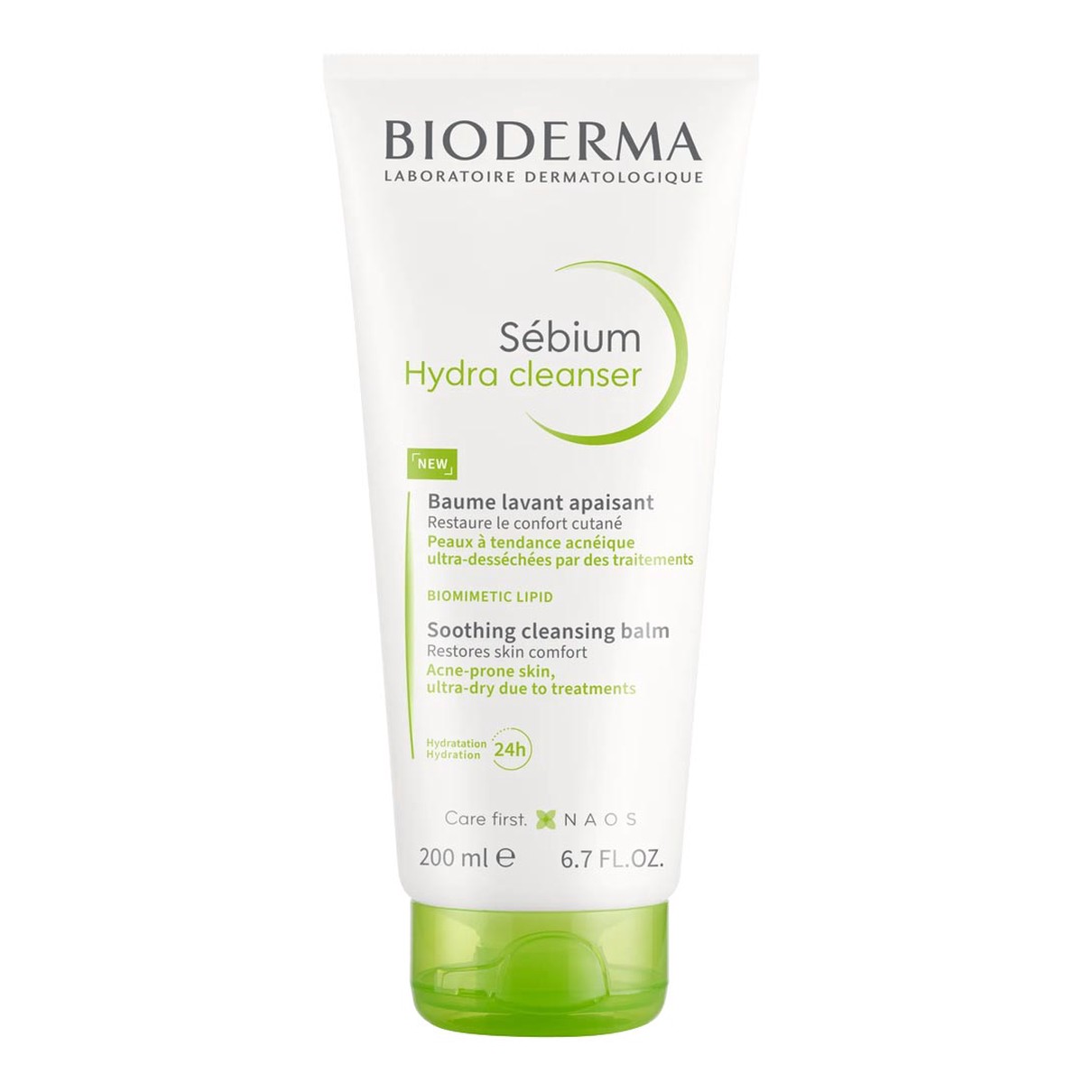 Bioderma Sebium Hydra Cleanser Gentle Nourishing Face Wash for Dry and Sensitive Acne-prone skin 200ml