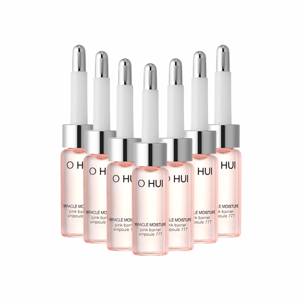 OHUI Miracle Moisture Pink Barrier Ampoule 777 Set