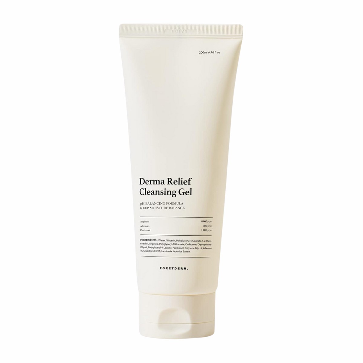 FORETDERM Derma Relief Vegan Low-pH Cleansing Gel 200ml