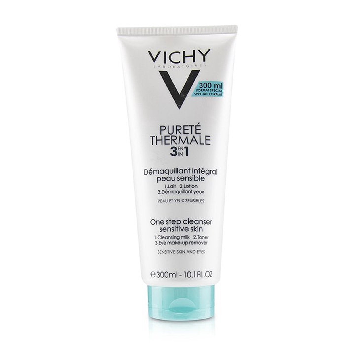 Vichy Purete Thermale 3 In 1 One Step Cleanser (For Sensitive Skin) 300ml101oz