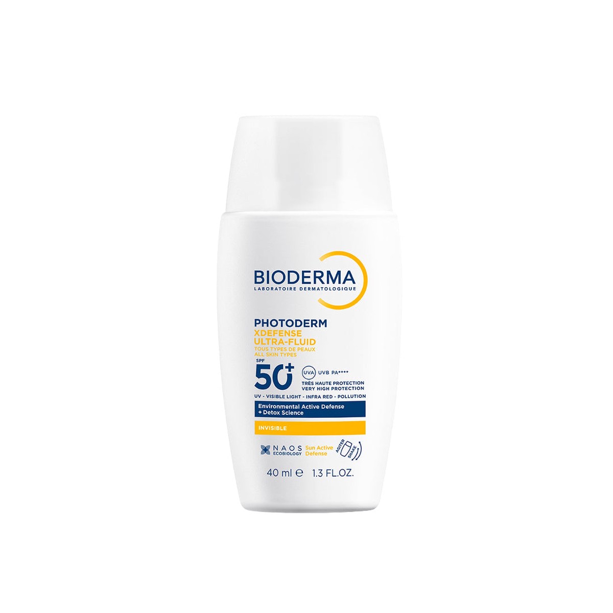 Bioderma XDefense Ultra Fluid SPF50 Invisible Suncare and Urban Protection 40ml