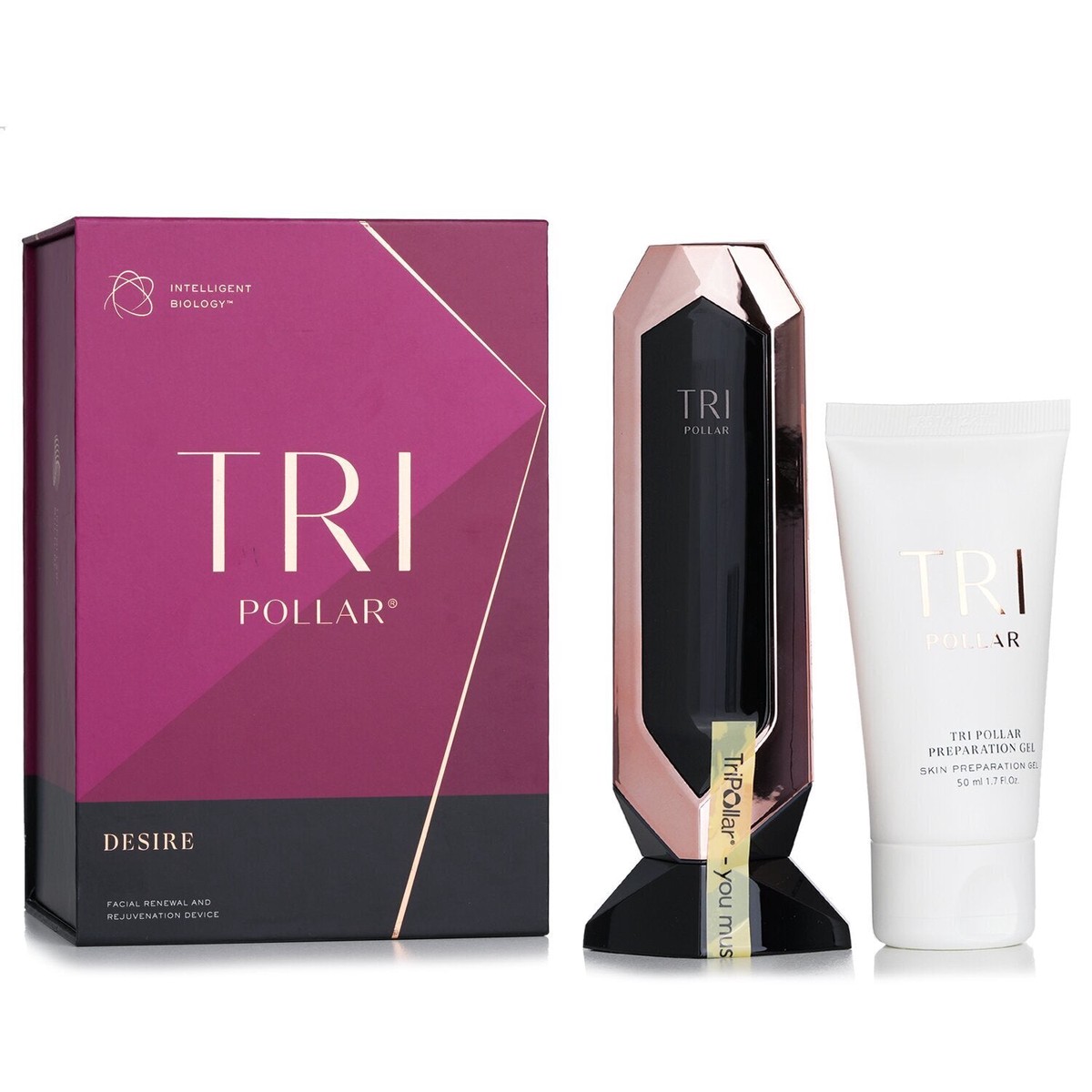Tripollar Desire Facial Renewal Rejuvenation Device Kit (Box Slightly Damaged) 4pcs