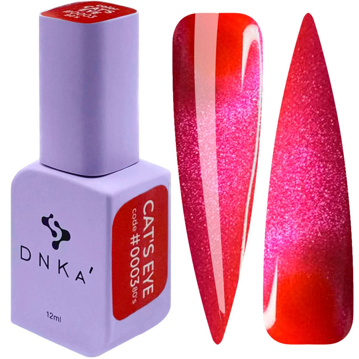 0003 Color Gel Polish DNKa 80s Cat Eye Collection