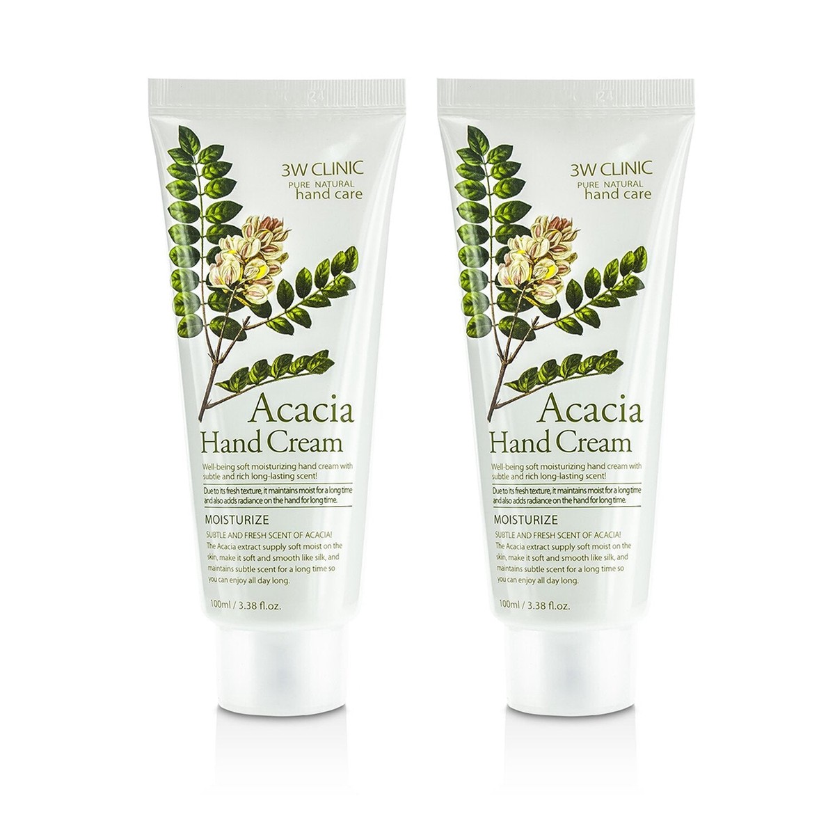 3W Clinic Hand Cream Duo Pack - Acacia 2x100ml338oz