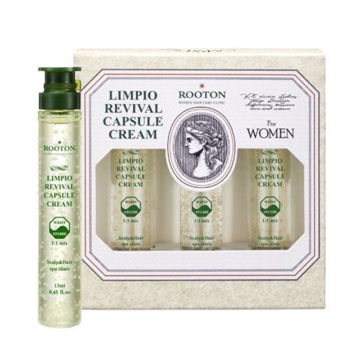 ROOTON Limpio Capsule Regeneration Cream Hair Pack 13ml 6