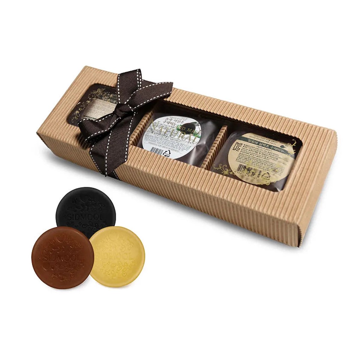 Sidmool Soap Gift Set - Charcoal Houttuynia Cordata Aloe Saururus 100 g x 3ea