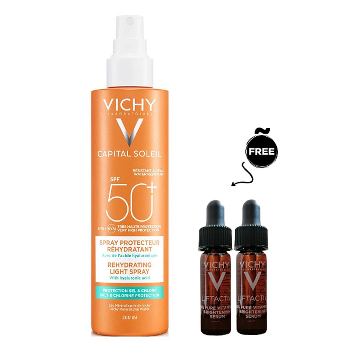 Vichy - Capital Soleil Rehydrating Light Spray Spf 50